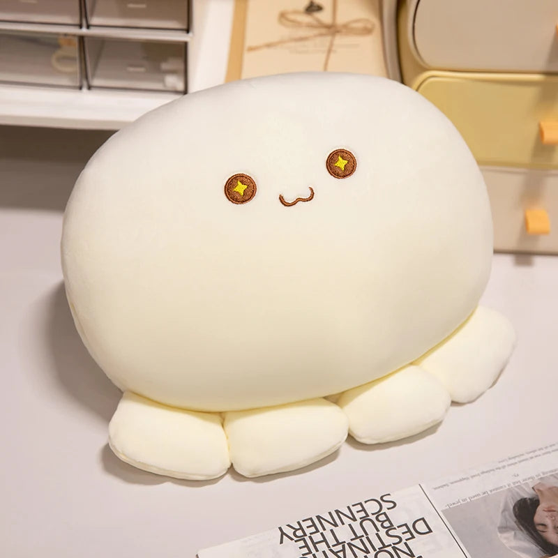 New Funny Cute Multiple Styles Anime Cartoon Octopus Ball Hands Warmer Plush Pillow Soft Comfy Warming Hands Pillow Nice Gift