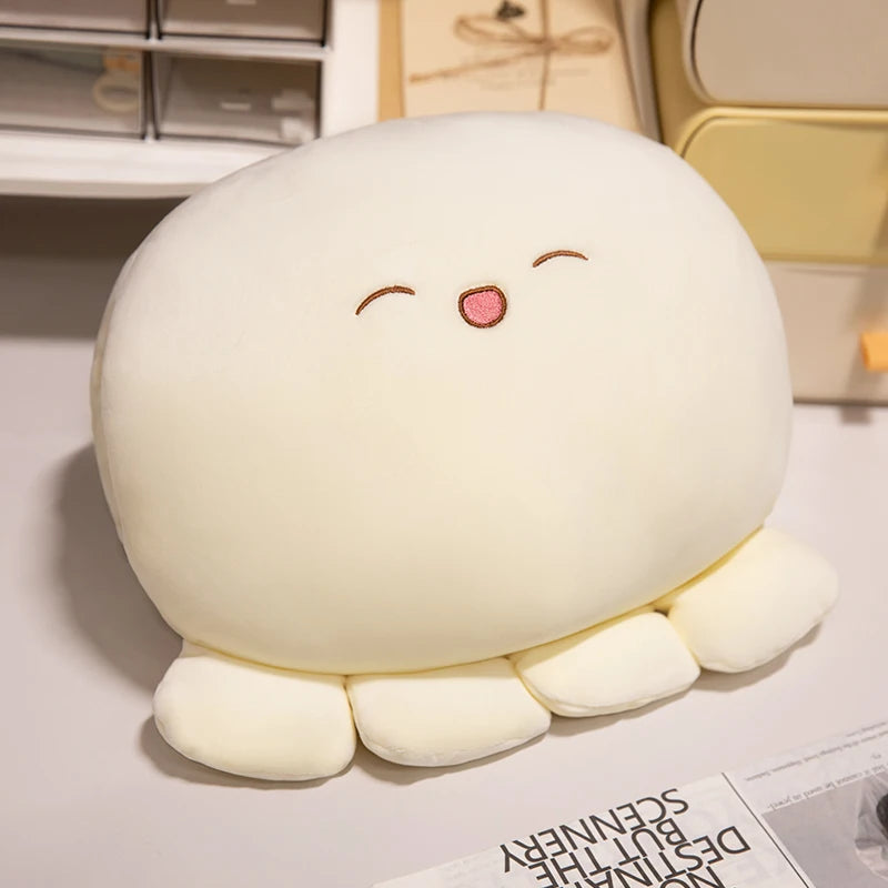 New Funny Cute Multiple Styles Anime Cartoon Octopus Ball Hands Warmer Plush Pillow Soft Comfy Warming Hands Pillow Nice Gift